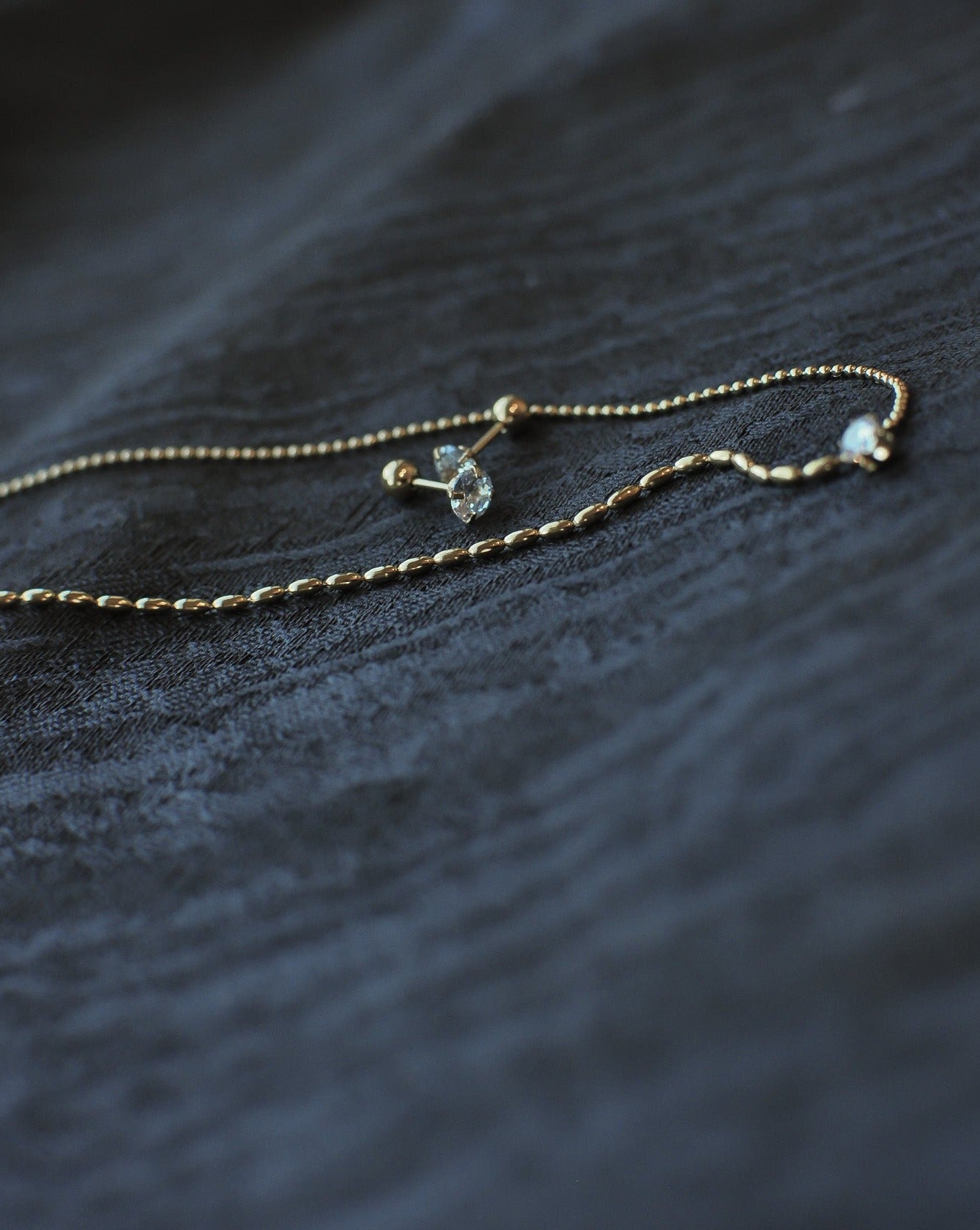 Clementine Crystal Stud + Necklace Set