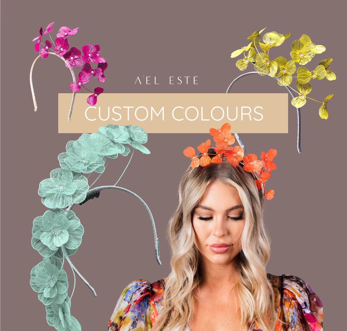 Custom Bella Floral Millinery