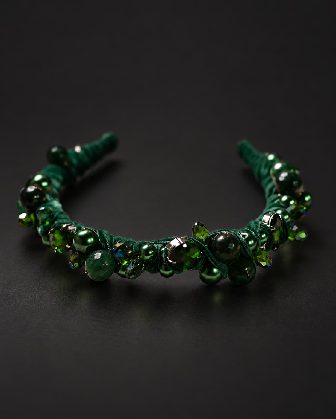 Sylvie Headband - Emerald Green