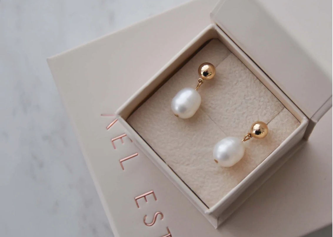pearl drop earrings australia pearl bridal accessories