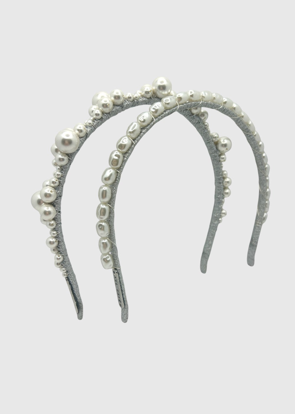 Charlotte Pearl Crown+ Mia Headband Set