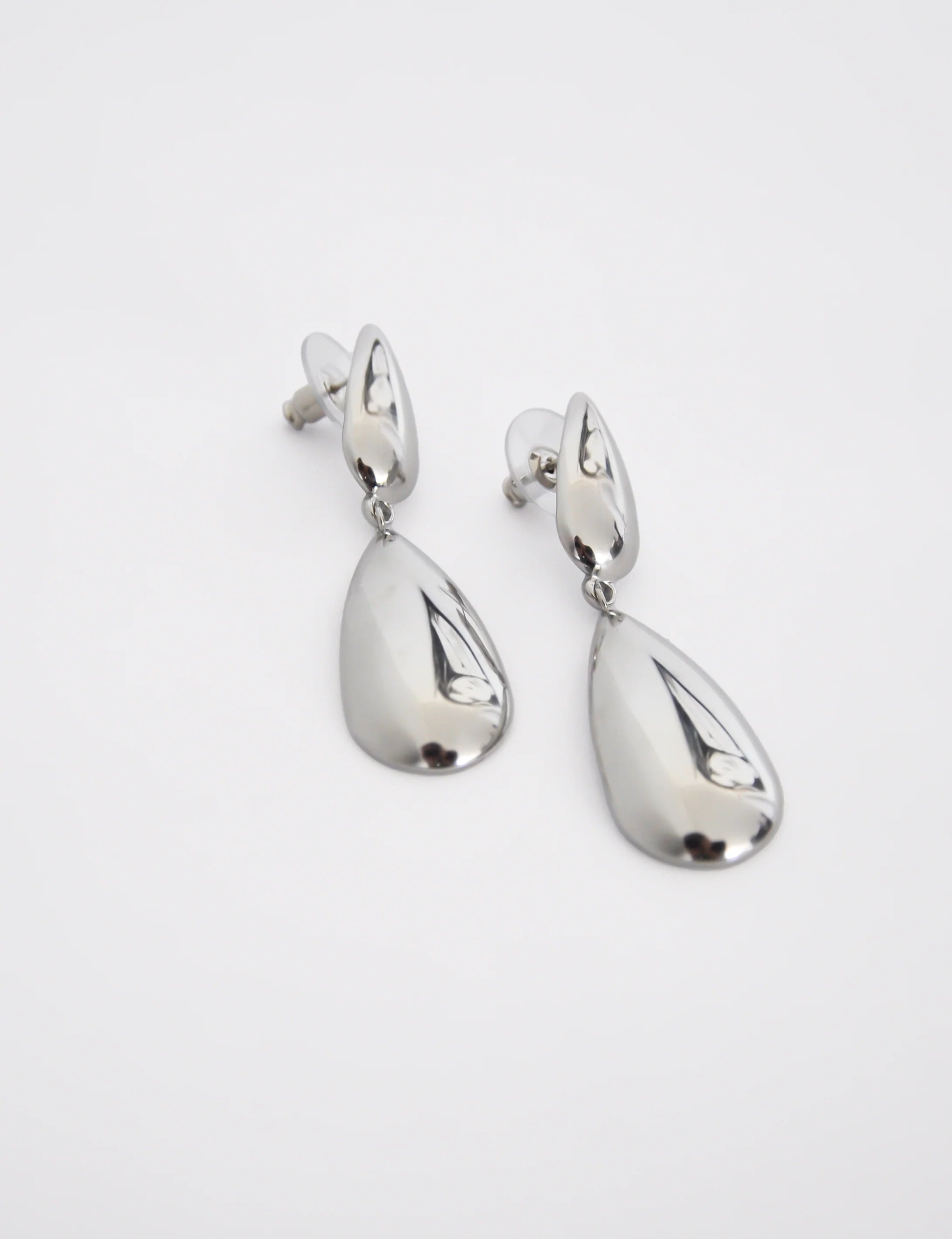 Silver Aubrey, White Kinsley + Silver Tiana Earrings