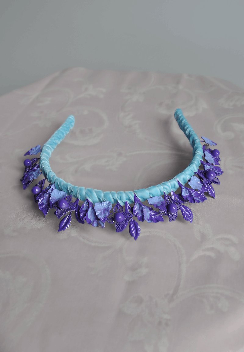 Mika Headband - Light Blue, Lilac and Purple - AELESTEMika Headband - Light Blue, Lilac and PurpleCrown