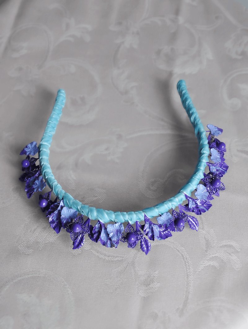 Mika Headband - Light Blue, Lilac and Purple - AELESTEMika Headband - Light Blue, Lilac and PurpleCrown