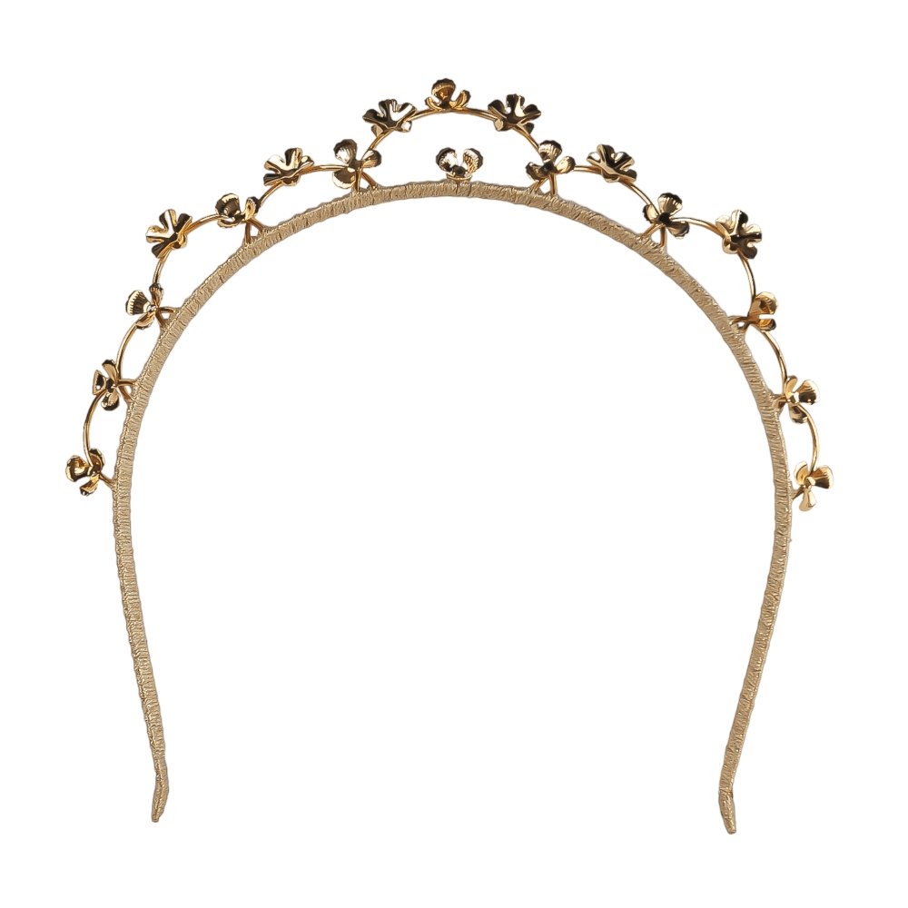 Valencia Crown - Gold - AELESTEValencia Crown - GoldBridal Accessories#bridal_accessories##wedding_head_band##bridal_earring#